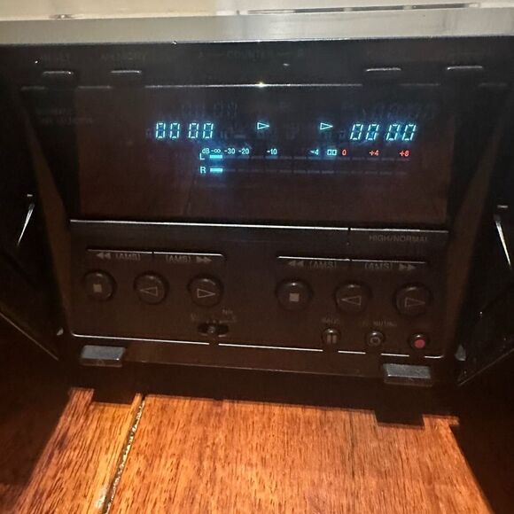 Sony TC-WE475 Dual Cassette Deck Tape Recorder Dubbing HiFi Stereo Vintage Audio - Picture 3 of 11